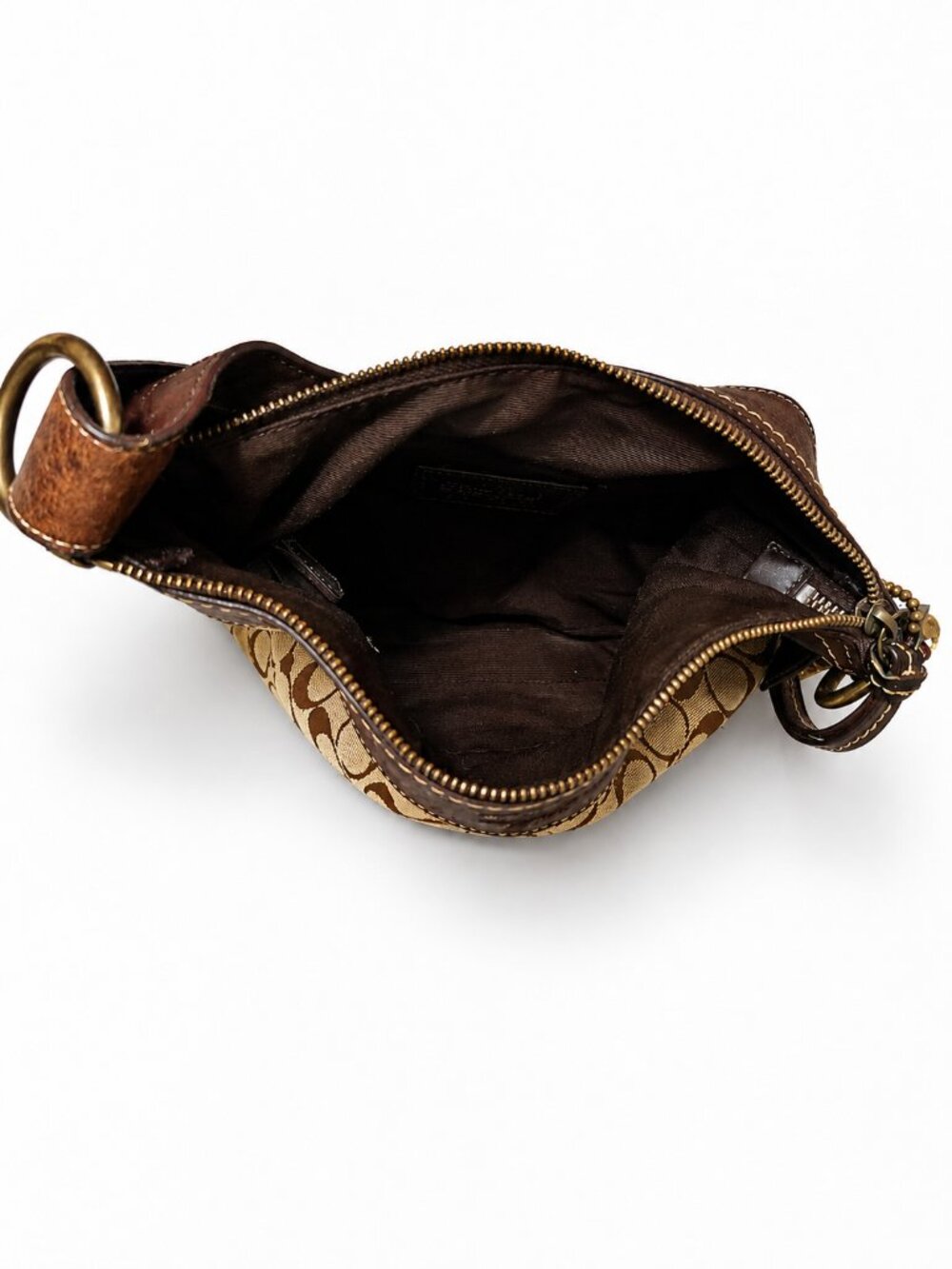 Vintage Coach Signature Hobo Shoulder Bag – Classic Signature Bag - Picture 4 of 7